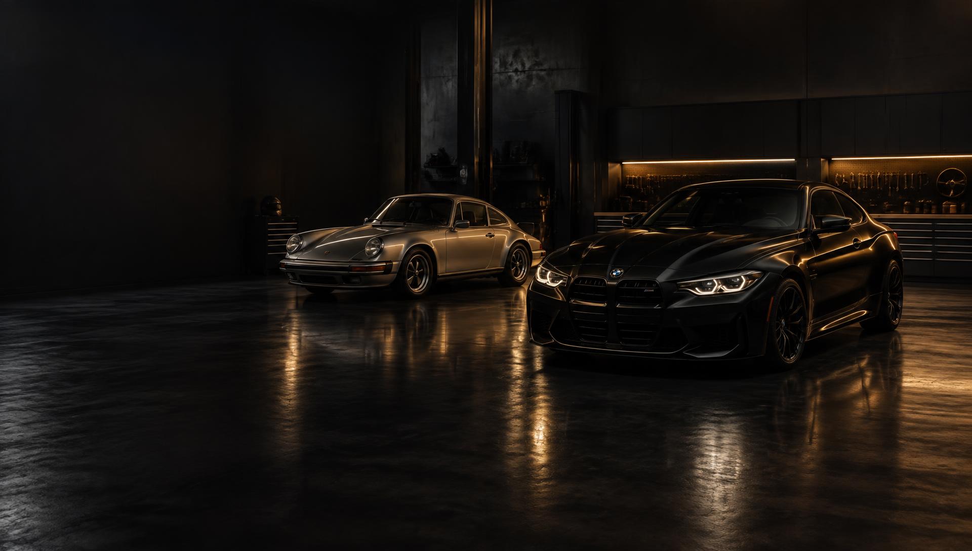 Premium vehicles receiving specialist automotive care